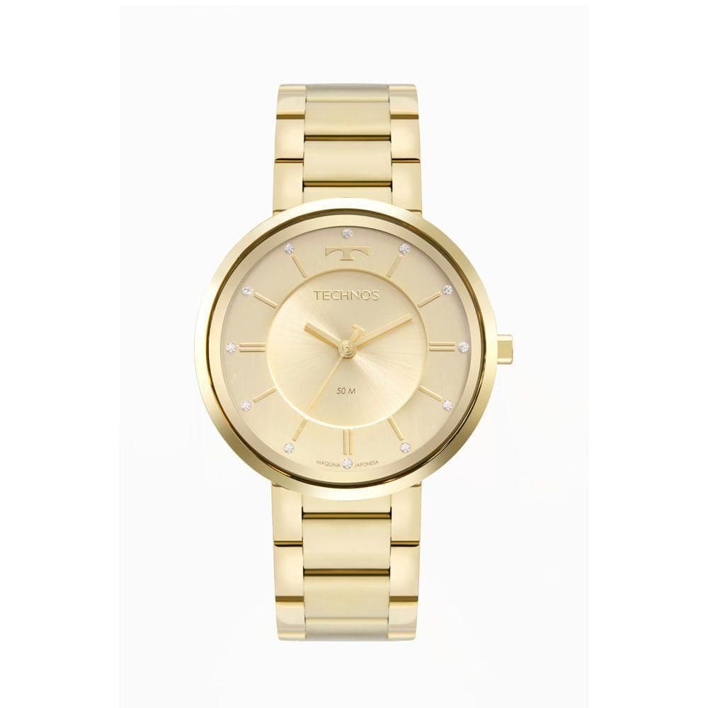 Relógio Technos Feminino Brilho Dourado - 2035mxa-1x 2035mxa-1x