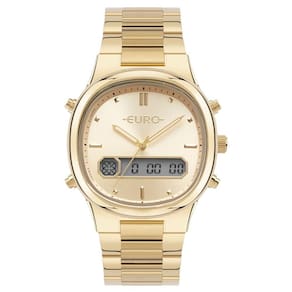 Relógio Euro Feminino Fashion Fit Sporty Dourado - Eubj3890aay-4d Eubj3890aay-4d