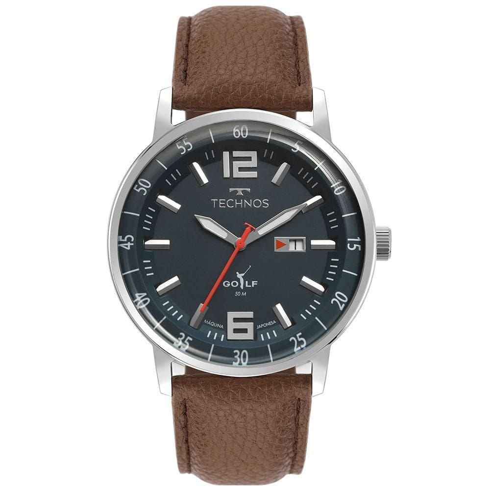Relógio Technos Masculino Golf Prata - 2115tvp-0a 2115tvp-0a