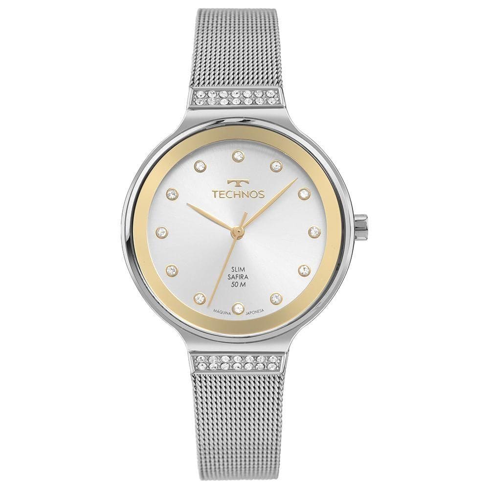 Relógio Technos Feminino Slim Prata - Gl32ba-1k Gl32ba-1k