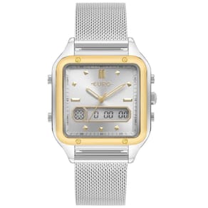 Relógio Euro Feminino Fashion Fit Sporty Bicolor - Eubj3890aax-4k Eubj3890aax-4k