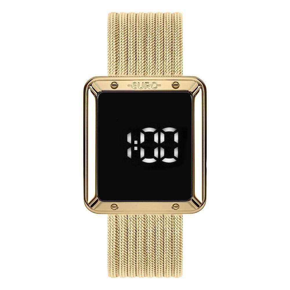 Relógio Euro Feminino Fashion Fit Led Dourado - Eubj3937aa-4f Eubj3937aa-4f