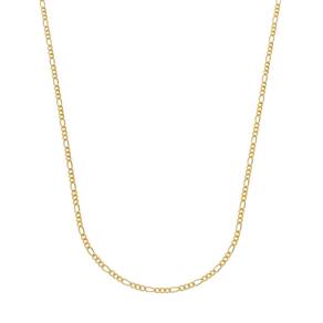 Corrente Dourada Masculina Elo 3 Por 1 - 3Mm