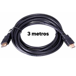 Cabo Hdmi 3 Metros 4K Hd Full Hd Para Tv Pc E Monitor