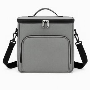 Bolsa Térmica Marmita Com Alça - Cinza