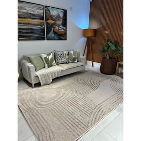 Tapete Eco Nature Roat Bege/Marrom 87 2,50X3,00