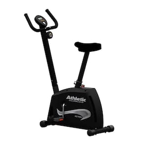 Bicicleta Ergométrica Vertical Athletic Action Magnética 8 Níveis 140kg Suportados Silenciosa E Confortável