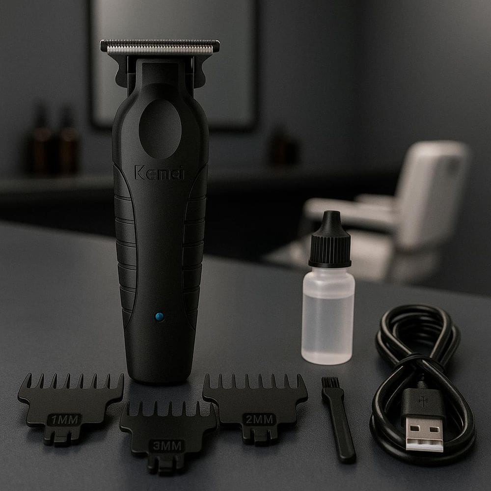 Maquina Kemei Profissional Para Cortar Barba