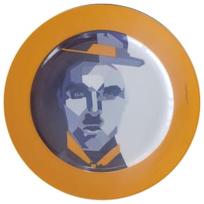 Prato De Porcelana Yellow Chaplin - 20 Cm