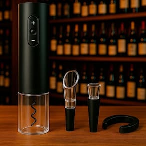 Abridor De Vinho Elétrico Potente E Fácil De Usar