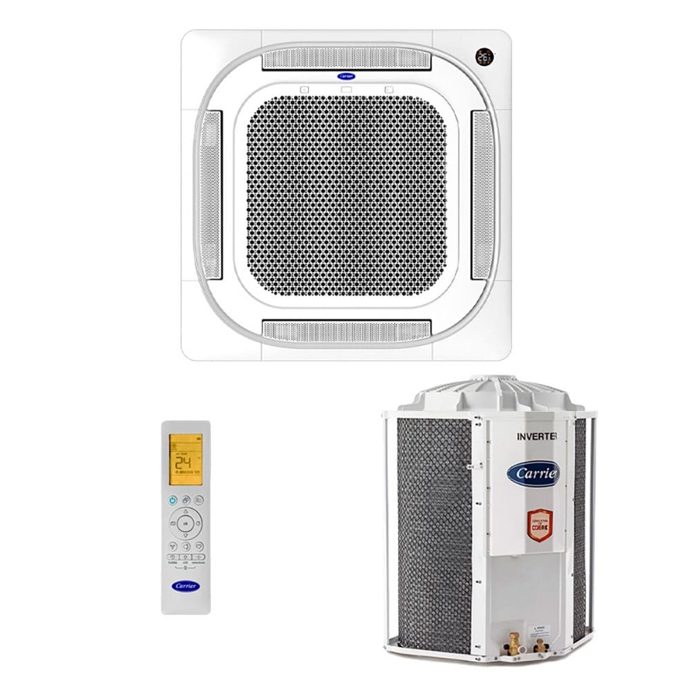 Ar Condicionado Split Cassete 4 Vias - Inverter R-32 - Connect - Carrier - 36.000 BTUs - Frio - 220V Monofásico