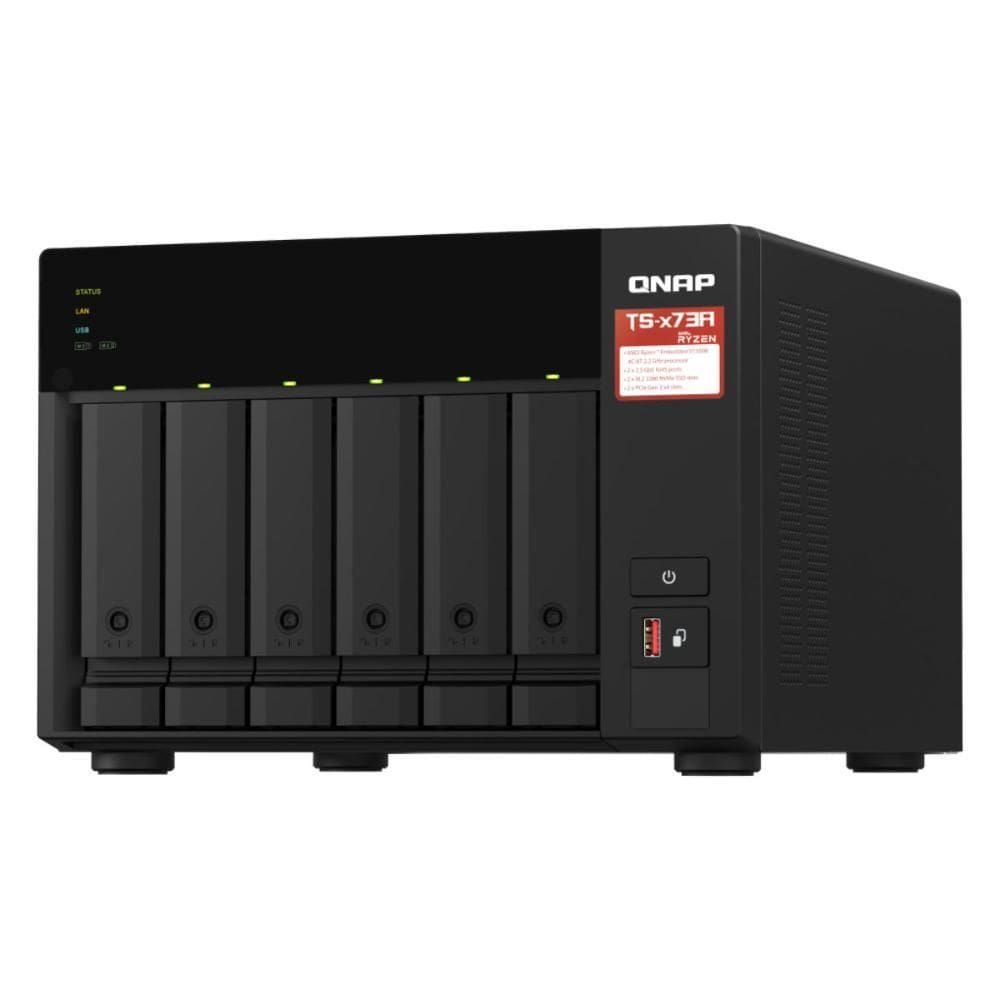 Storage Nas Qnap Ts-673A-8G - Nuvem Pessoal - 2.5 Gigabit
