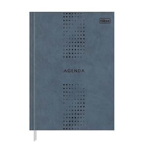 Agenda Executiva Diária Prátika Permanente Azul Tilibra
