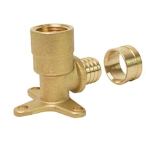 Cotovelo Base Fixa Curto Pex Água 20X1/2" Kit c/ 10-Emmeti
