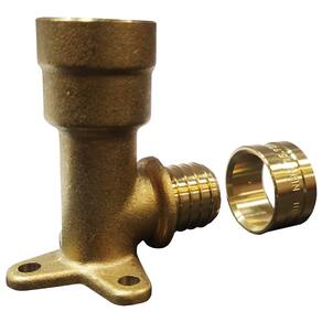 Cotovelo Base Fixa Longo 3 Abas 20X3/4X58mm Pex Emmeti