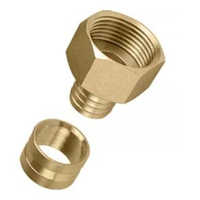 Conector Fixa Fêmea PEX Água 25X1"Kit c/ 2-Emmeti