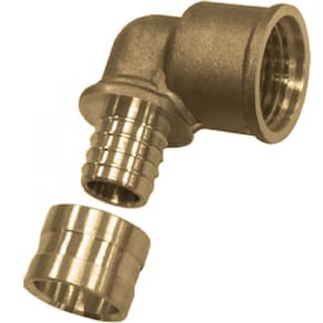 Cotovelo Fêmea Pex Água 20X1/2" Kit c/ 10 unid. Emmeti