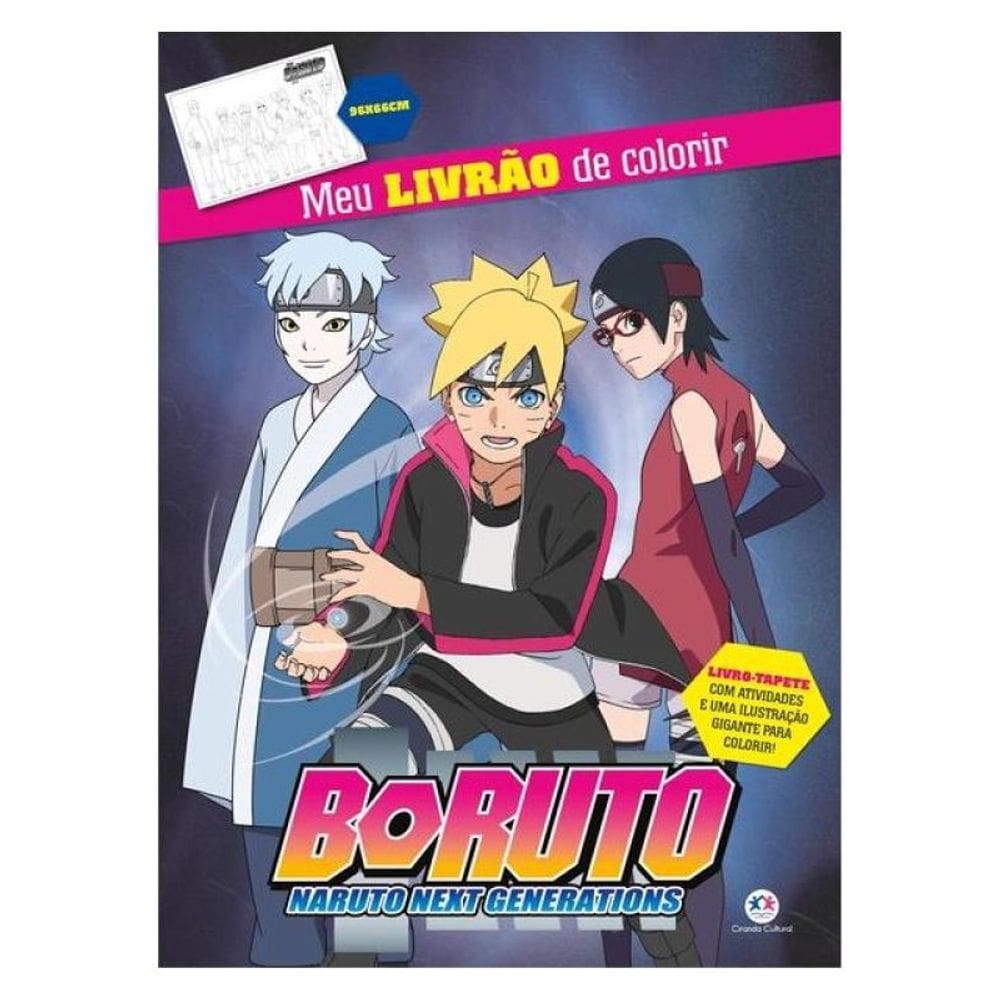 Boruto - Meu Livrão De Colorir