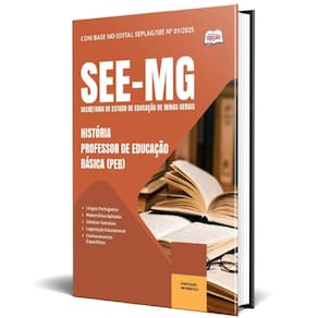 Apostila See Mg 2025 História Professor Educação Básica Peb