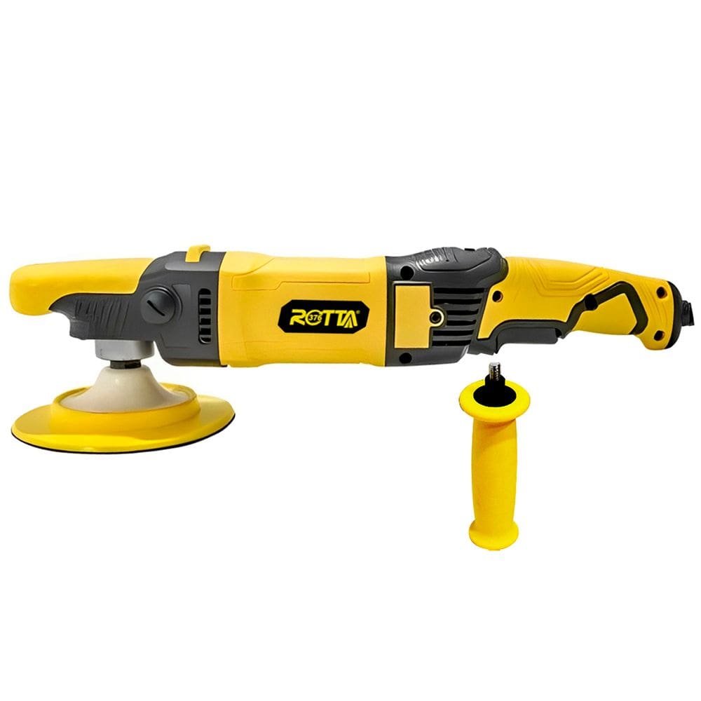 Politriz Automotiva Angular Rotativa Elétrica Profissional 150mm 1200W Polir Rotta 376 Premium