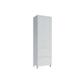 Paneleiro de Cozinha Marquesa c/ 2 Portas e 2 Gavetas 70cm Branco - Nesher