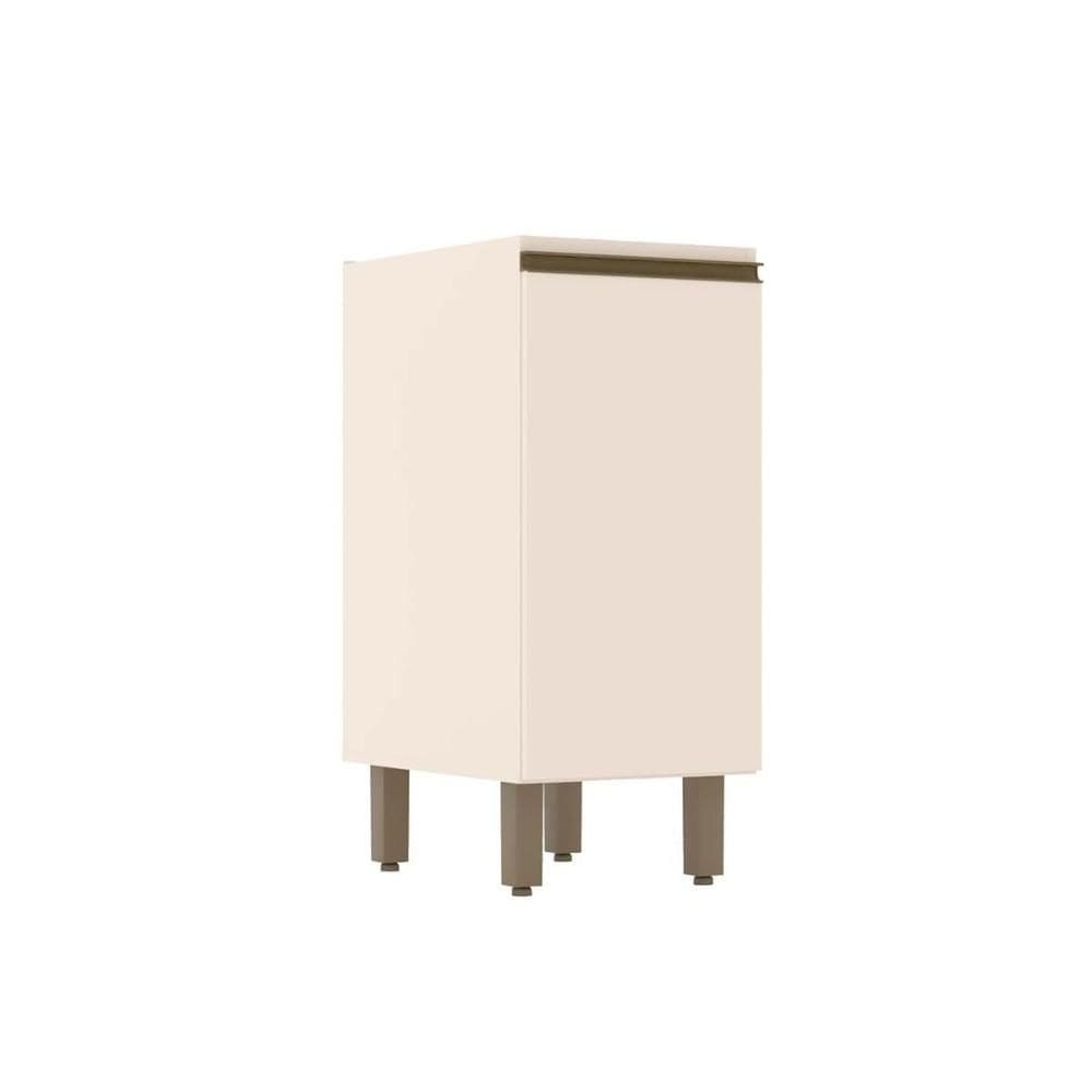 Balcão de Cozinha Connect c/ 1 Porta s/Tampo 35x81cm Off White - Henn
