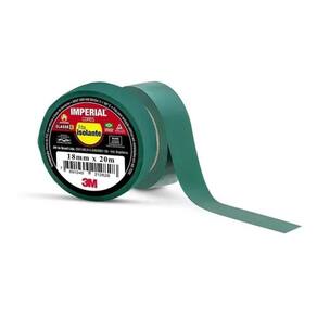 Kit 10 Fita Isolante Antichama Imperial Verde 18Mmx10M 3M