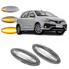 Par De Pisca Seta Sequencial Toyota Etios Para-Lama Led Luz