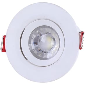 Kit 2 Spot Luminaria Embutir Led Redonda 5W 3000K Tramontina