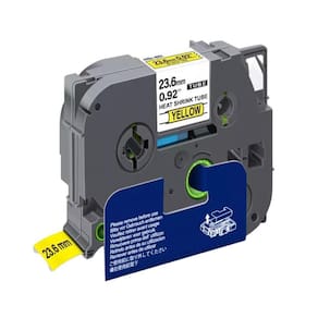 Fita Tubo Termo Retrátil Compatível Tz Hse 651 Amarela 24Mm