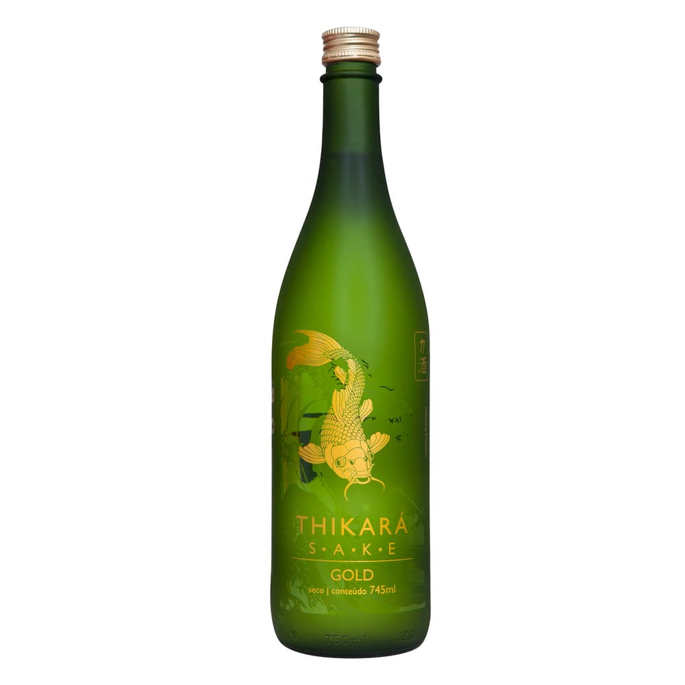Saquê Seco Thikará Sake Gold Garrafa 745ml