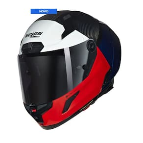Capacete Nolan X-804 Rs Uc Blocco Vermelho/Azul/Branco (348) 58