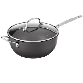 Panela Anodizada Cuisinart Chef`S Classic Com Alça Auxiliar E Tampa 6354-24H