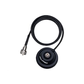 Suporte Magnetico Para Antena Movel Aquario M-700k Base Magnetica Com Cabo Rg058 De 4 Metros