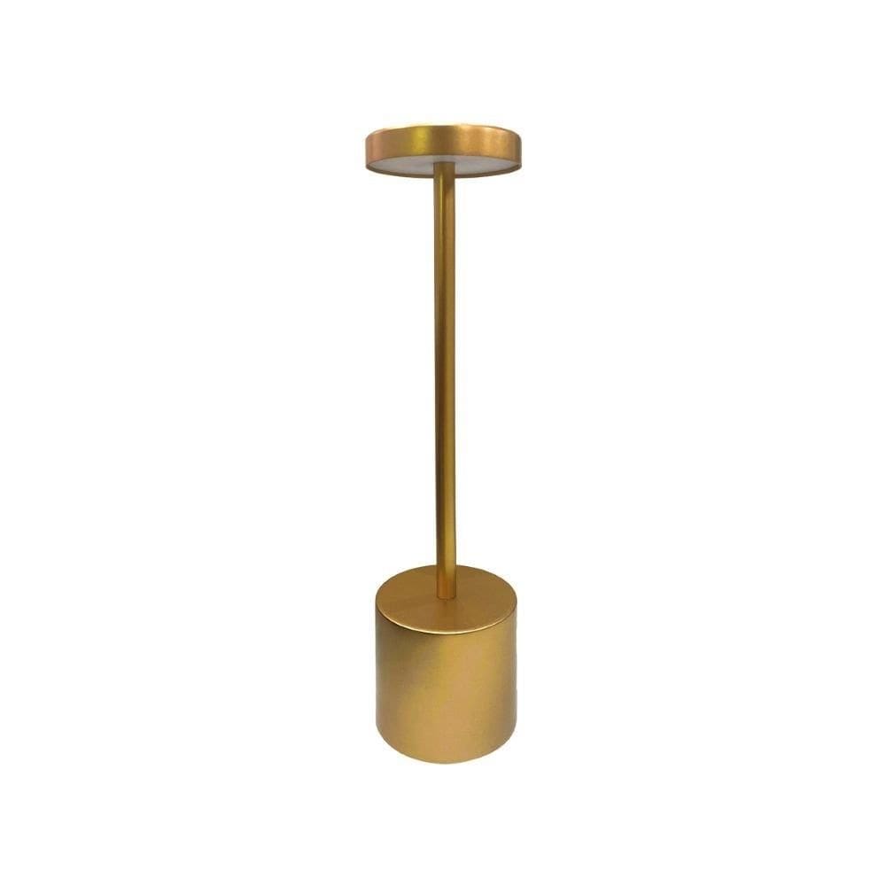 Luminaria Led Mesa Avant Deluxe Lumus 2,7K/6,5K 4W Dourado