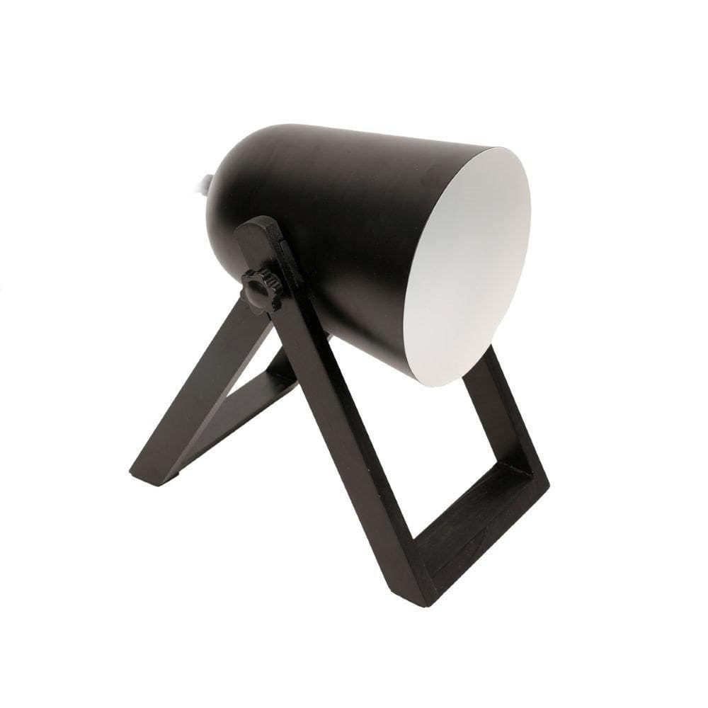 Luminaria Mesa Avant Deluxe Cannon Preto Fosco