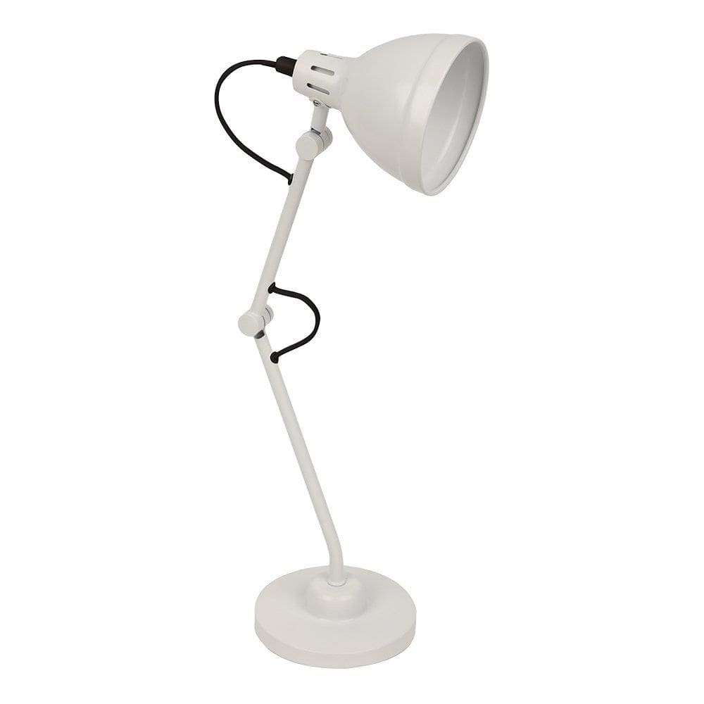 Luminaria Mesa Avant Deluxe Cyber Branco Fosco E27