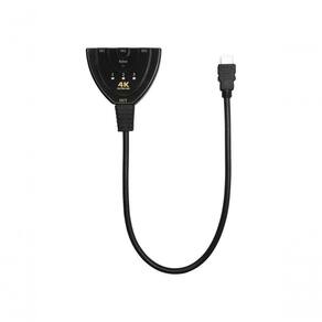 Chave Seletora Hub Hdmi Evus C-079 3 Entradas X 1 Saida