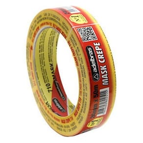 Fita Crepe Bege 24X50 Uso Geral Adelbras 710