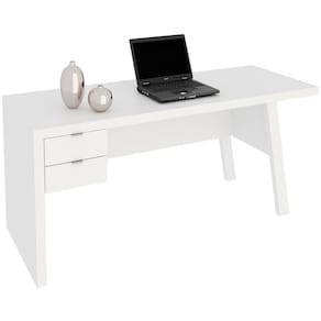 Mesa para Escritório Escrivaninha 2 Gavetas