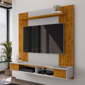 Painel Ipanema Naturalle/Off White - Bechara Móveis