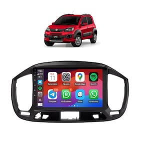 Kit Multimidia Uno 2015 / 2021 Attractive Way Evo 9 Pol Carplay AndroidAuto USB BT FM - Roadstar 908BR