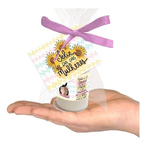 50 Mini hidratante Lembrancinha dia das mulheres