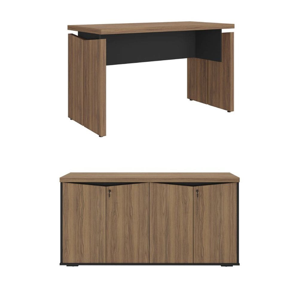 Conjunto Escritório: Mesa 6149 + Balcão 6293
