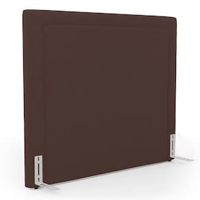 Cabeceira Cama Box Casal Padrão Alba 140cm com Frame Bouclé Marrom - Desk Design