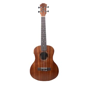 Ukulele Seizi Bali Soprano Elétrico Tobacco