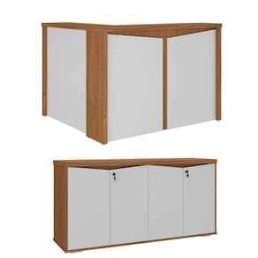 Conjunto Escritório: Balcão Atendimento 6308 + Balcão 6292