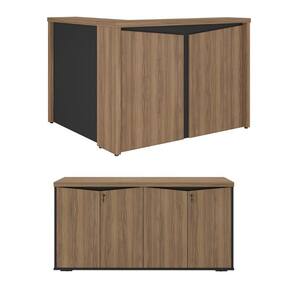 Conjunto Escritório: Balcão Atendimento 6309 + Balcão 6293