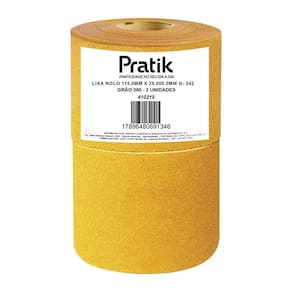 Lixa em Rolo Pratik Multiuso G-342 Grão 60 115mmx25m - Embalagem com 2 Unidades