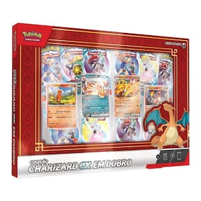 Pokemon Box de Coleção Charizard ex em Dobro